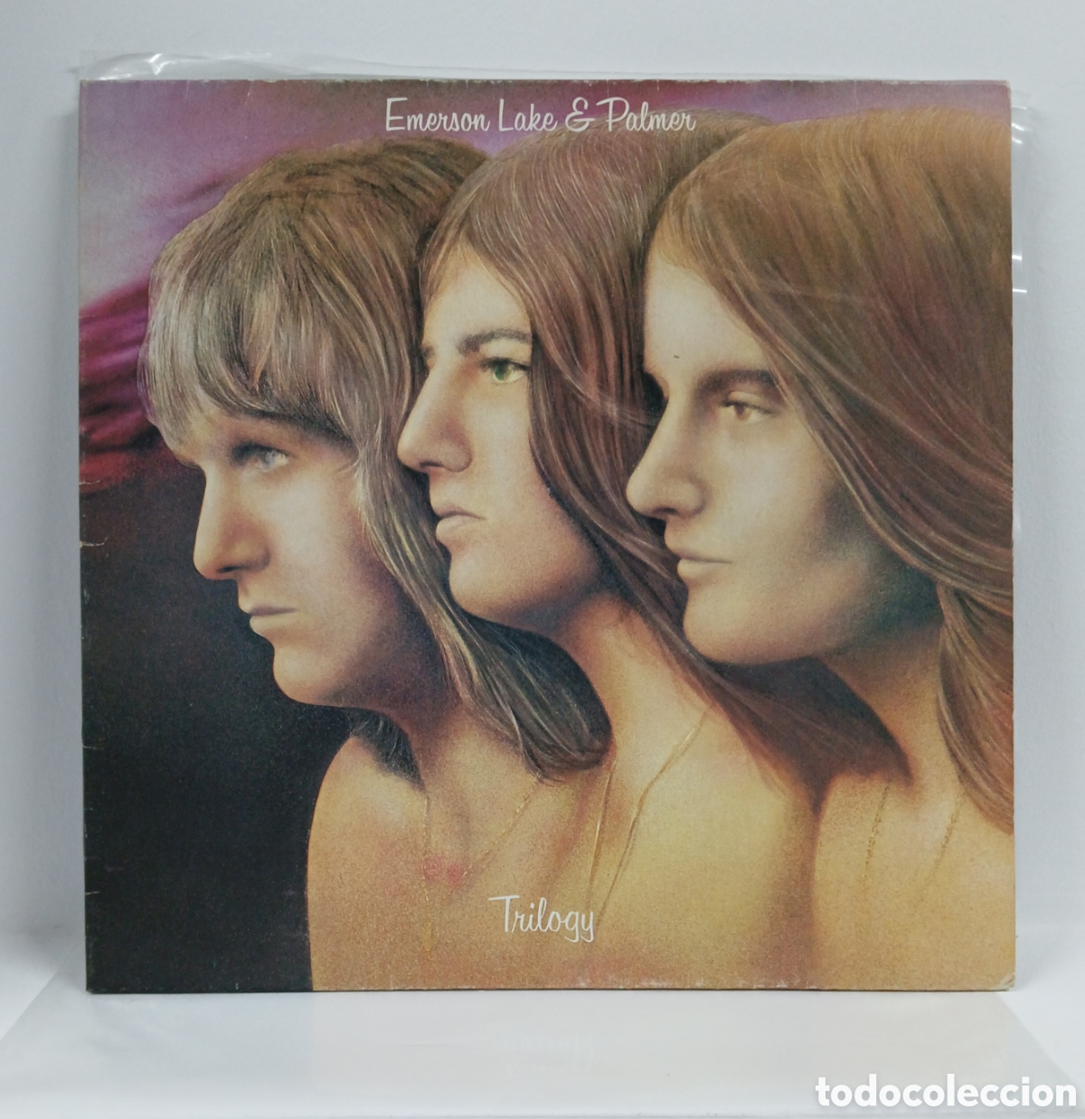 Discos de vinilo: EMERSON LAKE &PALMER &rdquo;TRILOGY&rdquo; LP. REED. GATEFOLD. GERMANY. 1973 (VG+)
