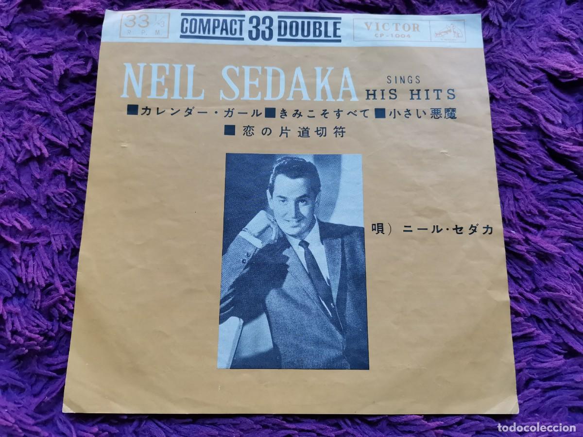 Discos de vinilo: Neil Sedaka &ndash; Sings His Hits Vinilo 7&rdquo; EP 1962 Japan CP-1004