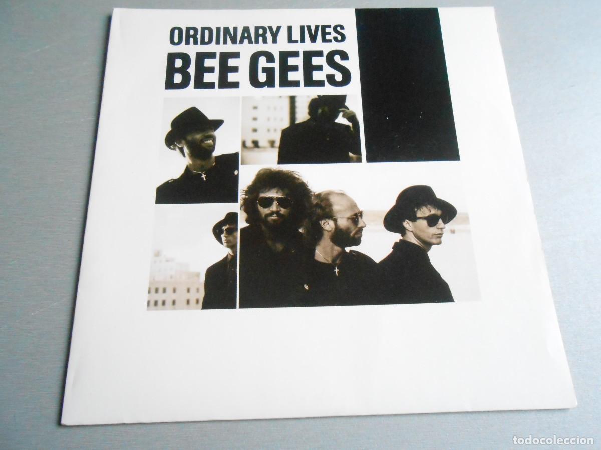 Discos de vinilo: BEE GEES, SG, ORDINARY LIVES + 1, A&Ntilde;O 1989, WB RECORDS 927.523-7, MADE IN FRANCE