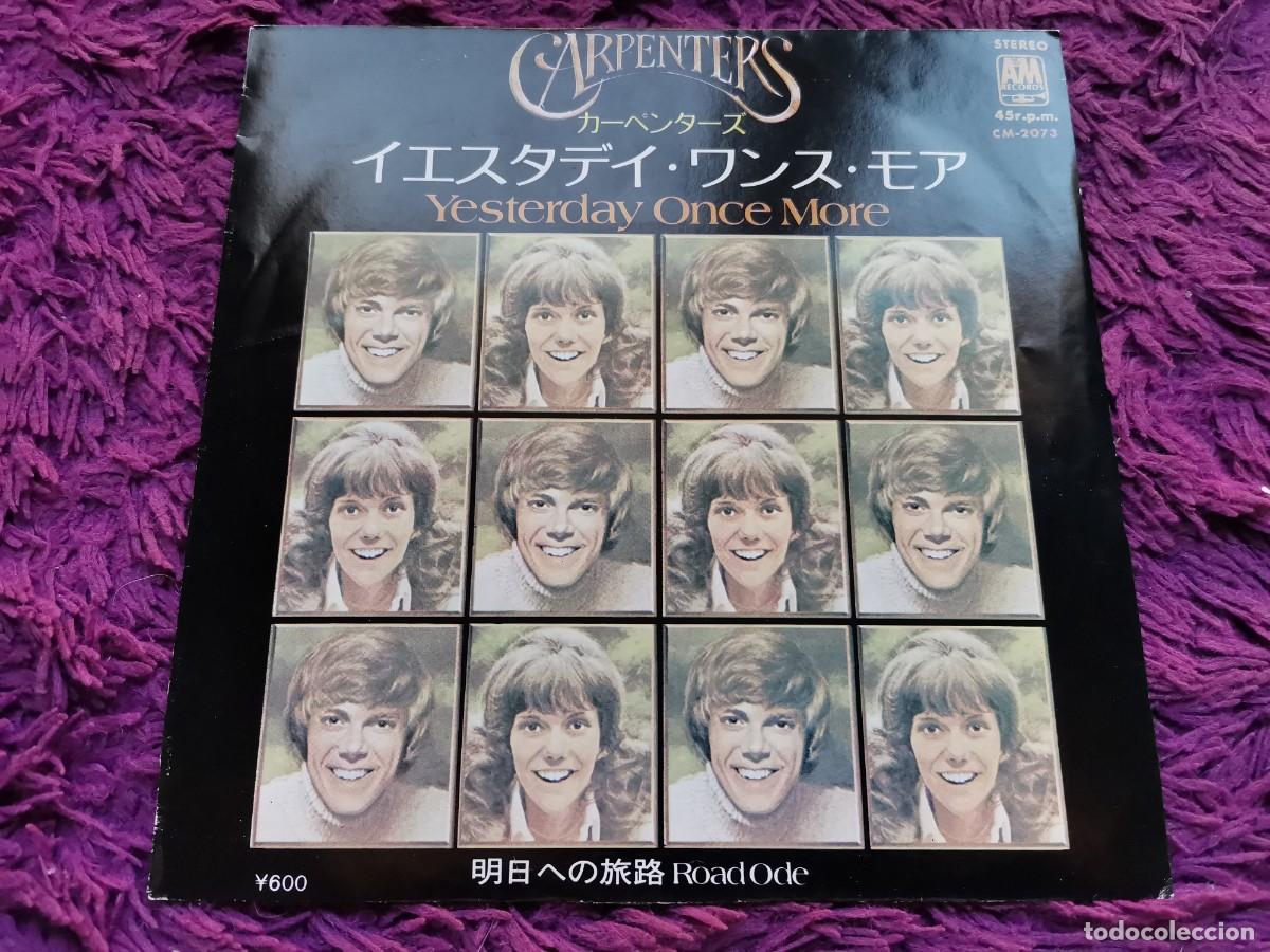 Discos de vinilo: Carpenters &ndash; Yesterday Once More Vinilo 7&rdquo; Single 1977 Japan CM-2073