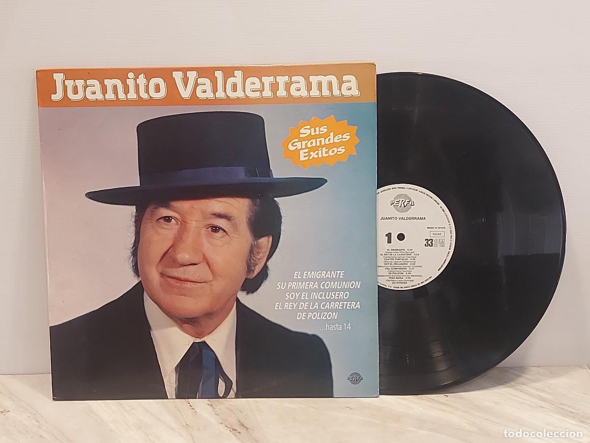 Discos de vinilo: JUANITO VALDERRAMA | SUS GRANDES &Eacute;XITOS | LP | PERFIL 33.244 | 1990