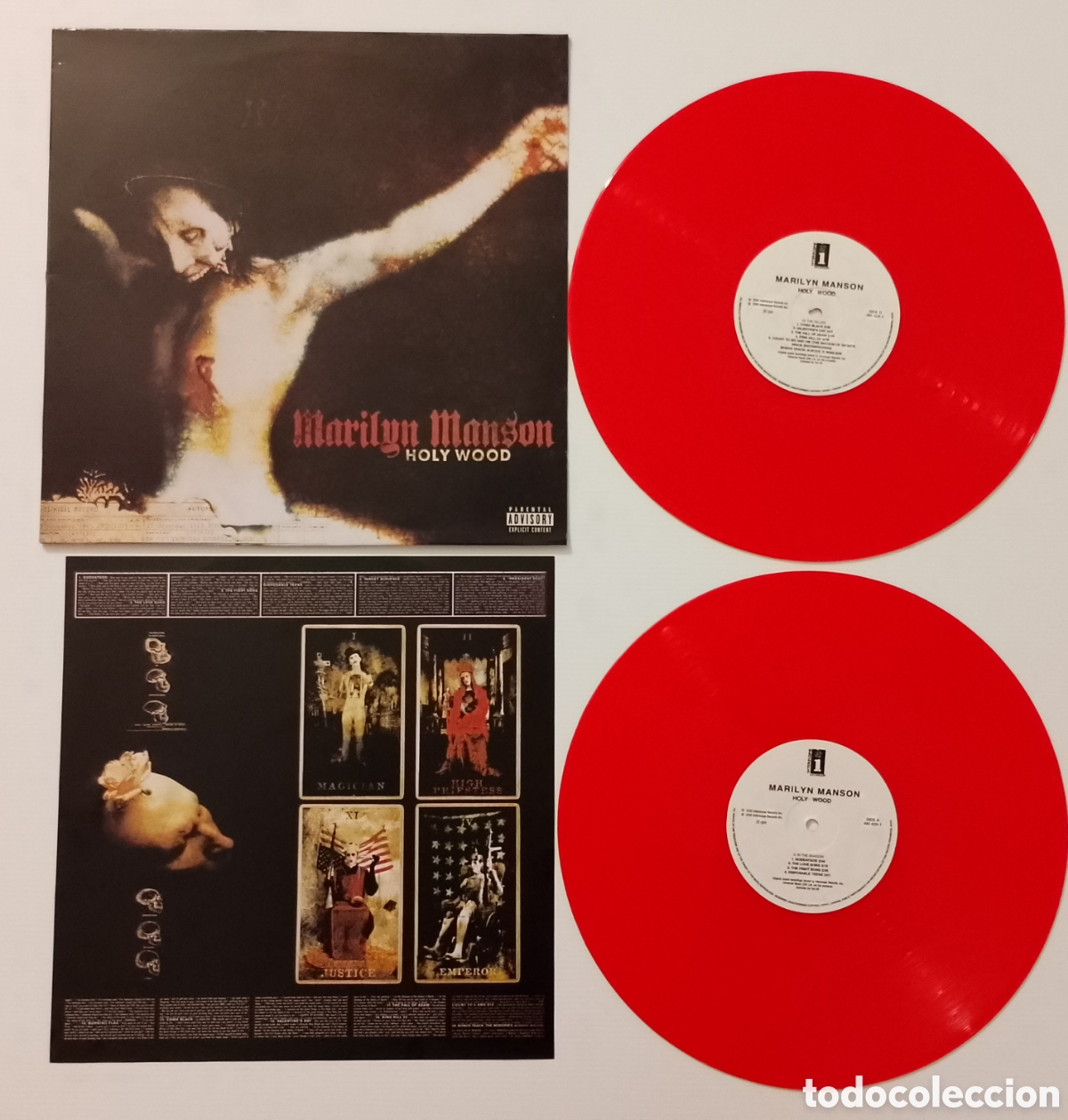 Discos de vinilo: MARILYN MANSON - HOLY WOOD Vinilos Rojos/Rosa