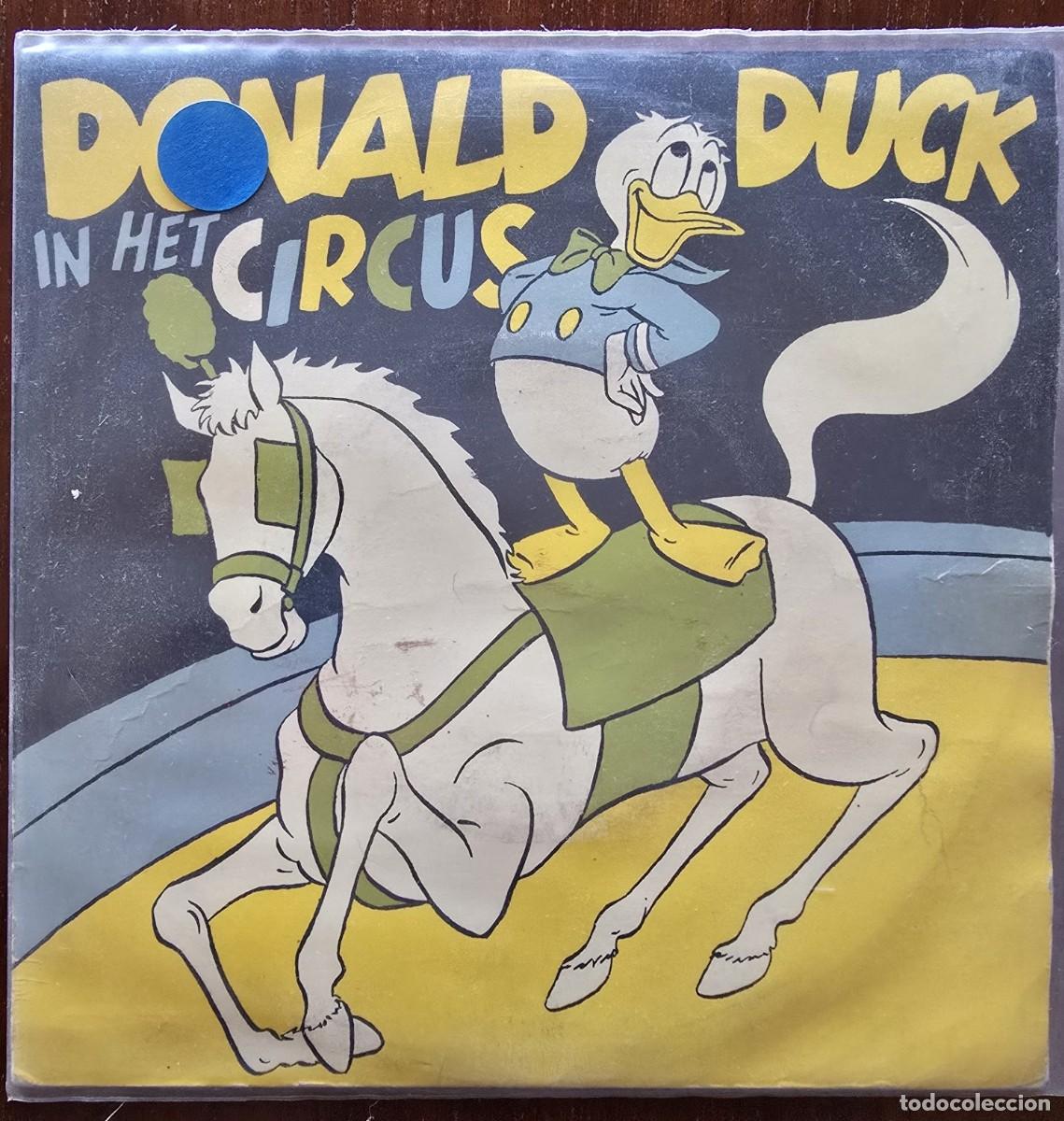 Discos de vinilo: Disco Single.Donald Duck.in het Circus.Walt Disney