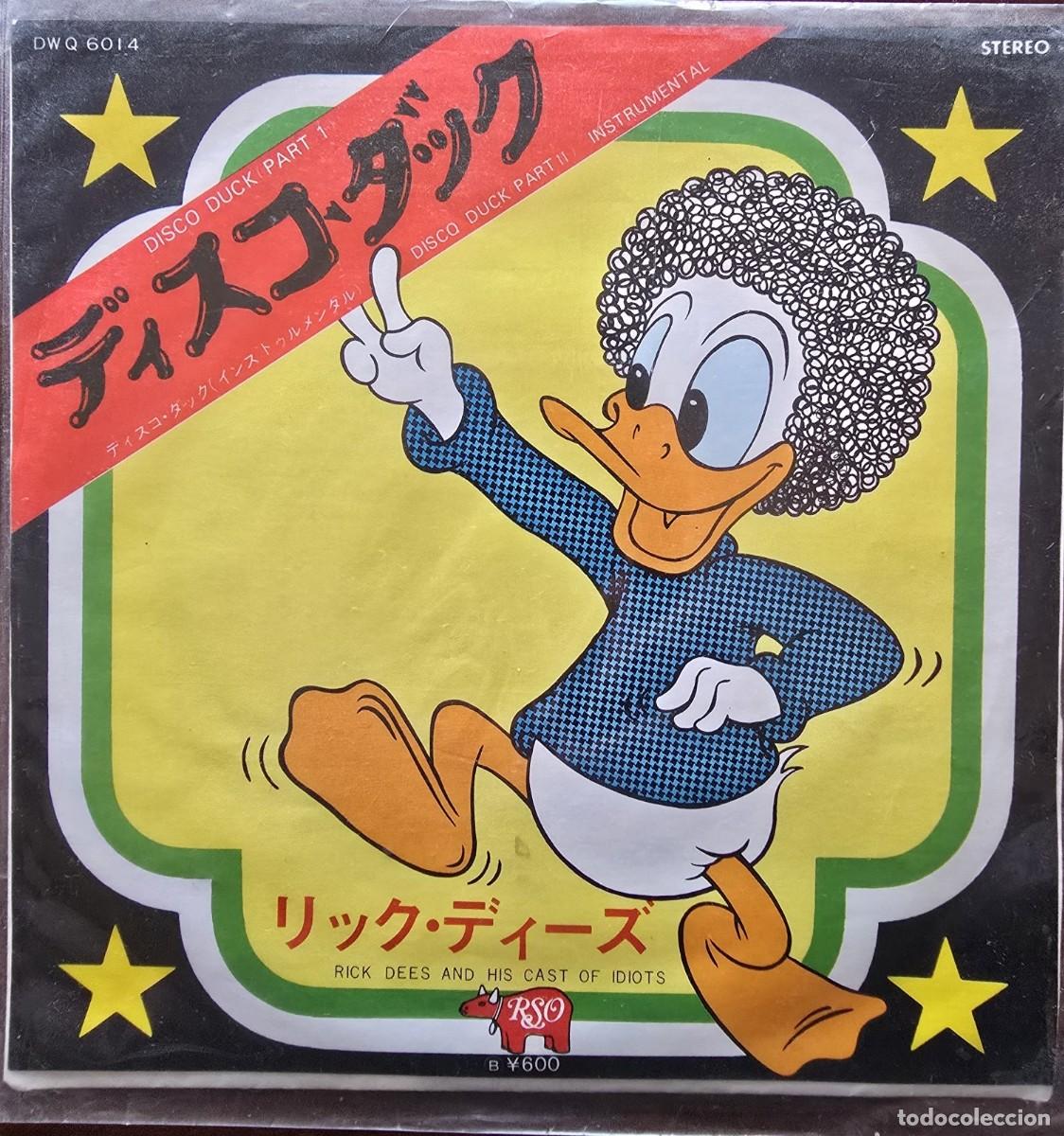 Discos de vinilo: Disco Single.Disco Duck.Rick dees and his cast of Idiots