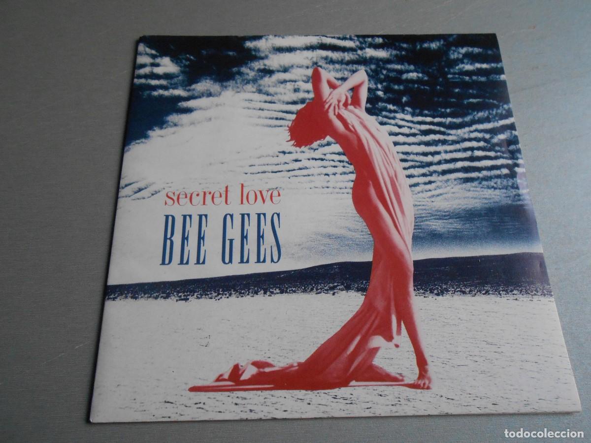Discos de vinilo: BEE GEES, SG, SECRET LOVE + 1, A&Ntilde;O 1991, WB RECORDS 5439-19.399-7, MADE IN FRANCE