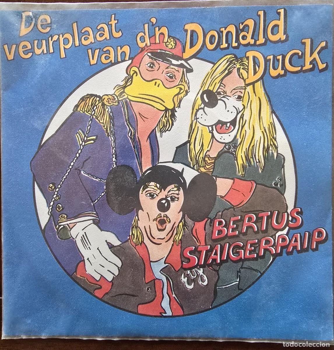 Discos de vinilo: Disco Single.Bertus Staigerpaip.De Veurplaat van Donald Duck