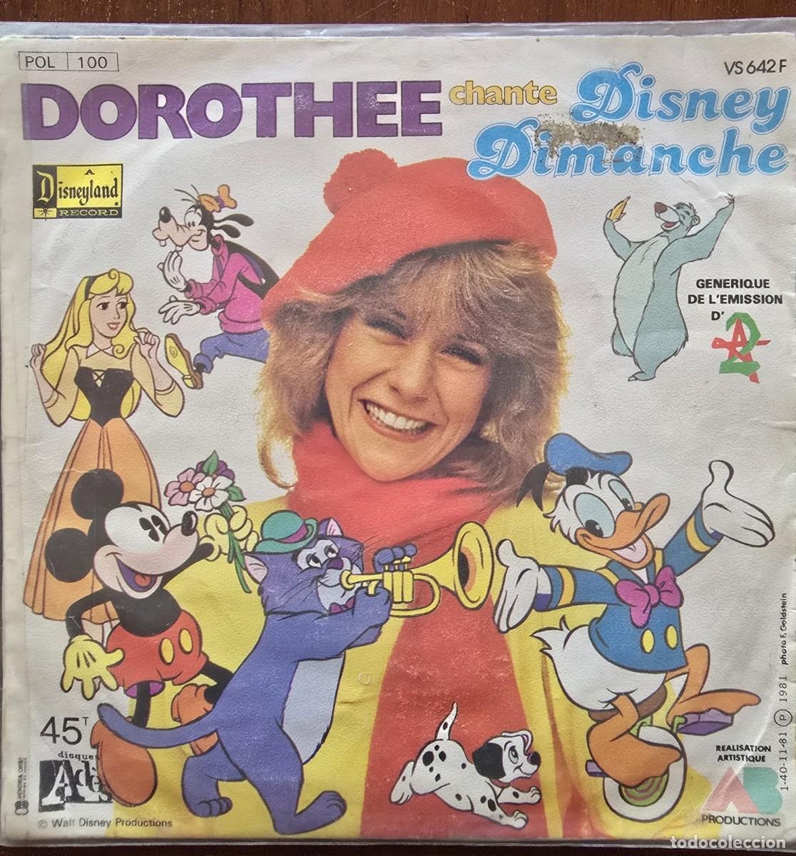 Discos de vinilo: Disco Single.Dorothee chante Disney Dimanche