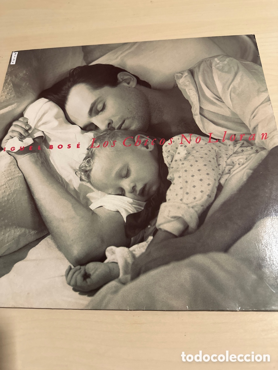 Discos de vinilo: VIN8135 Miguel Bos&eacute; los chicos no lloran vinilo segunda mano