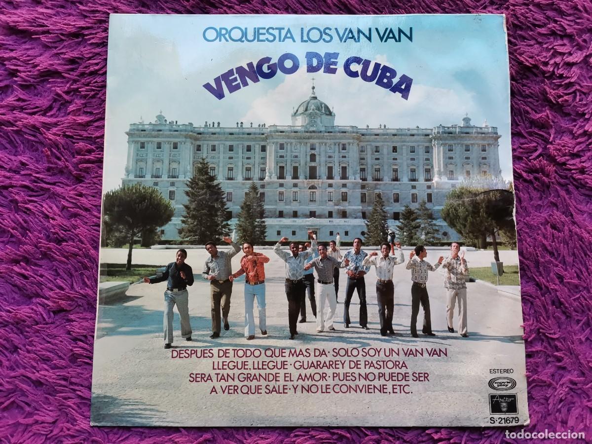 Discos de vinilo: Orquesta Los Van Van &ndash; Vengo De Cuba Vinilo LP 1975 Spain S-21.679