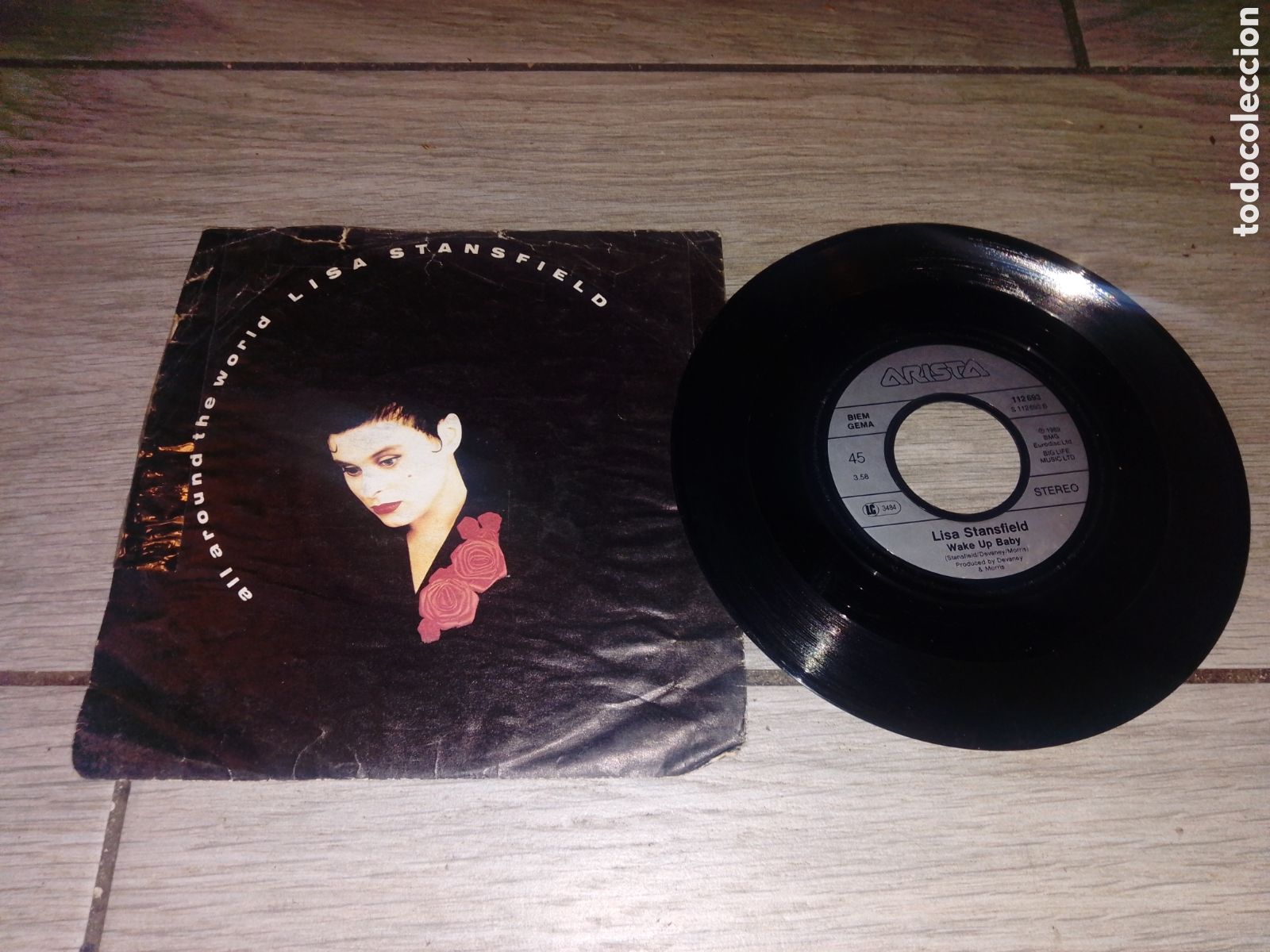 Discos de vinilo: LISA STANSFIELD - ALL AROUND THE WORLD - SINGLE - UK - ARISTA - CC -