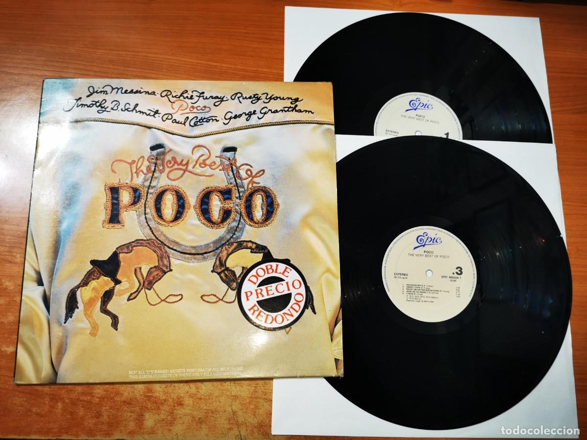 Discos de vinilo: POCO The very best of Poco 2 LP VINILO DEL A&Ntilde;O 1990 ESPA&Ntilde;A CON SELLO PROMO CONTIENE 18 TEMAS