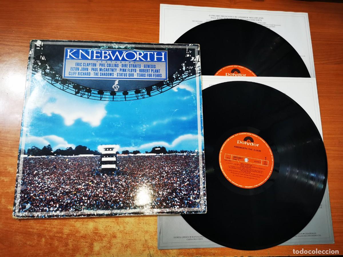 Discos de vinilo: KNEBWORTH The Album PAUL McCARTNEY PINK FLOYD 2 LP VINILO 1990 CON ENCARTES ESPA&Ntilde;A CONTIENE 13 TEMAS