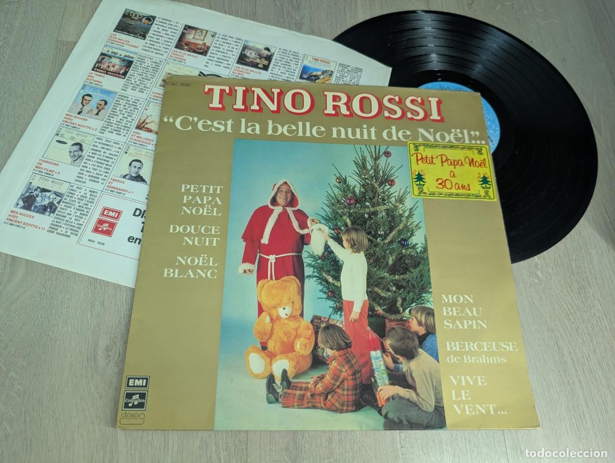 Discos de vinil: TINO ROSSI - C&acute;EST LA BELLE NUIT DE NOEL . .LP DE 1974 - EMI-COLUMBIA - PATHE ..FRANCIA