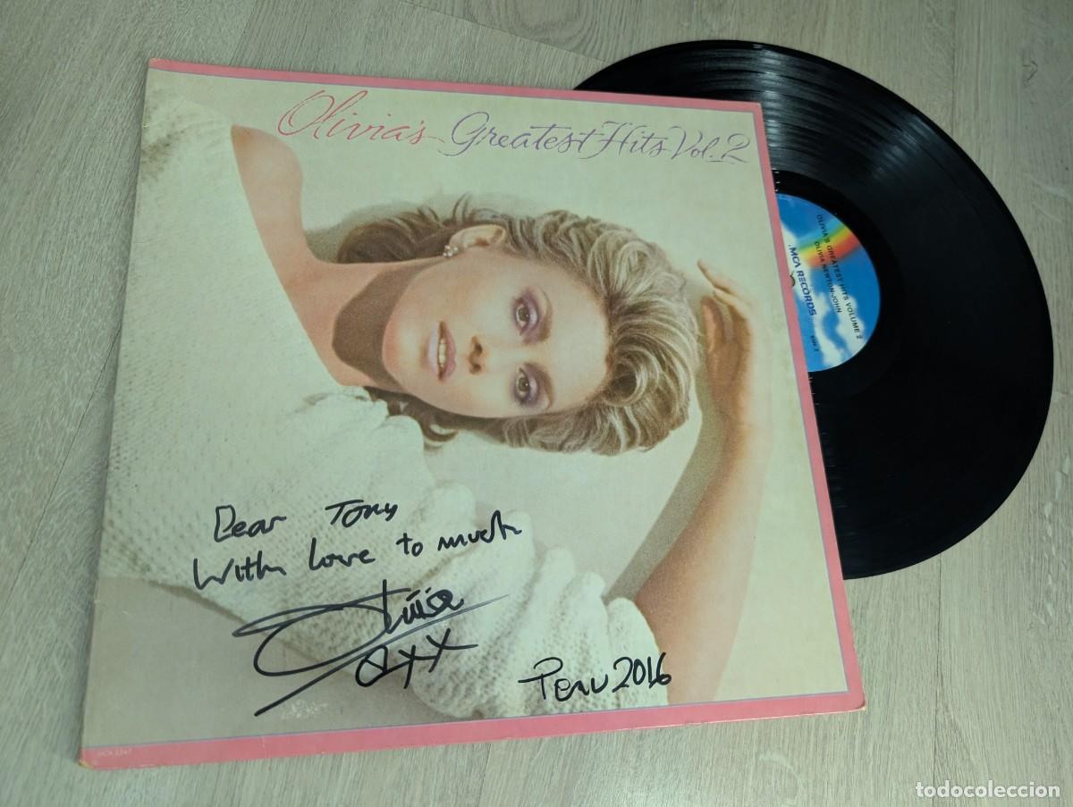 Discos de vinilo: OLIVIA NEWTON JOHN - GREATEST HITS VOL. 2 ..LP DE MCA 1&ordf; EDICION U.S.A - GATEFOLD - 1982 .. FIRMADO