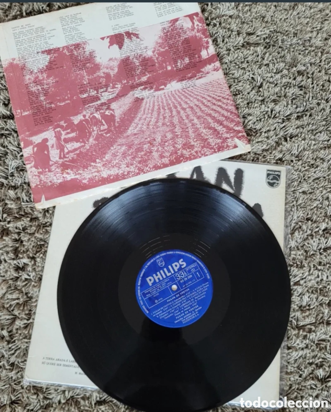 Discos de vinilo: Fuxan os ventos vinilo lp 1976 - Foto 4