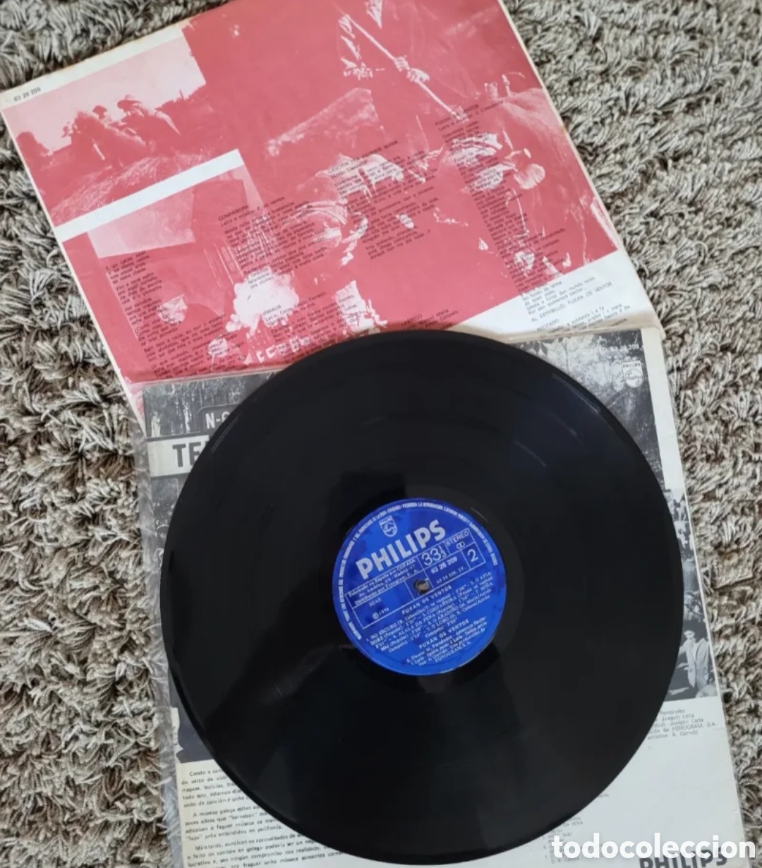 Discos de vinilo: Fuxan os ventos vinilo lp 1976 - Foto 5