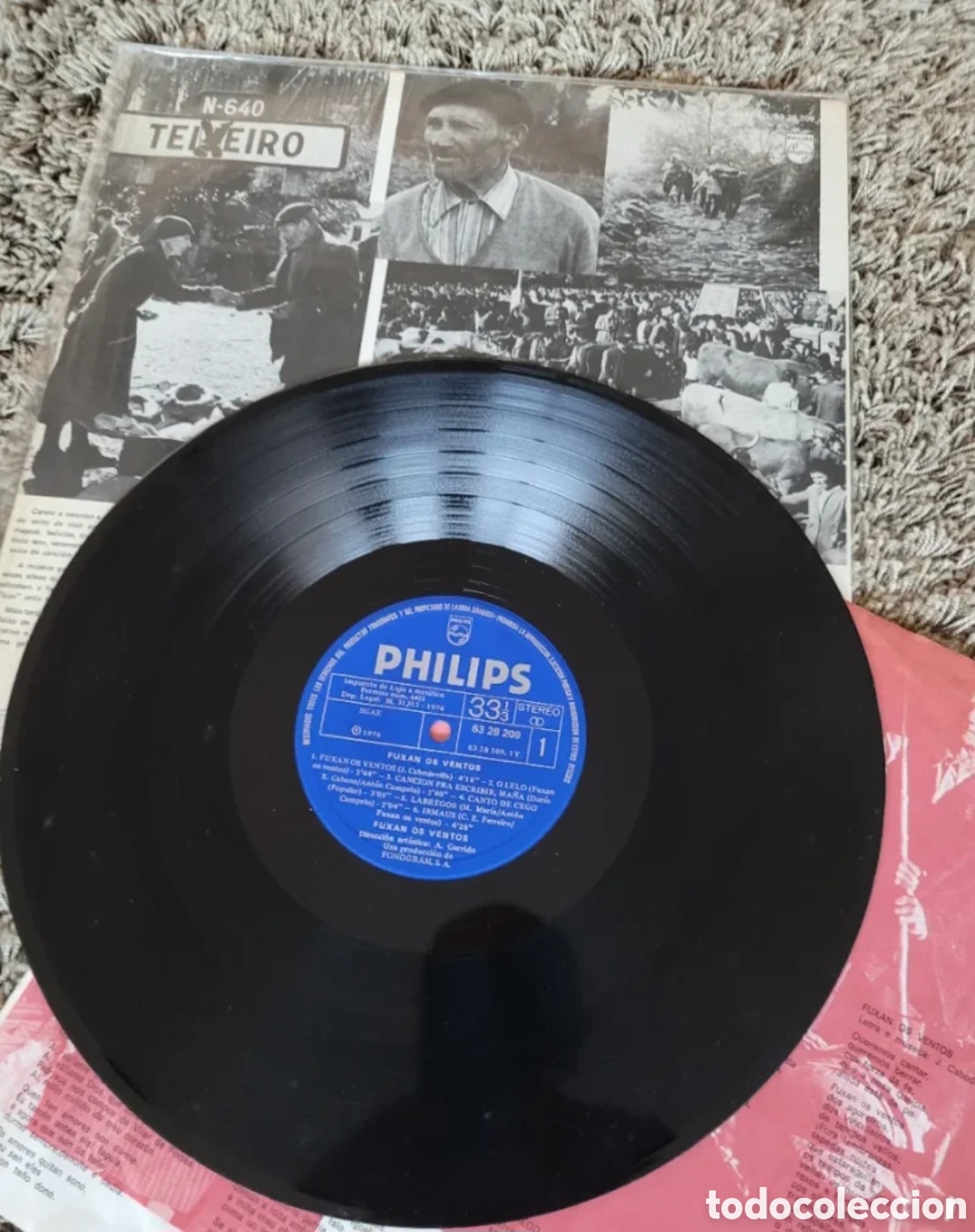 Discos de vinilo: Fuxan os ventos vinilo lp 1976 - Foto 6