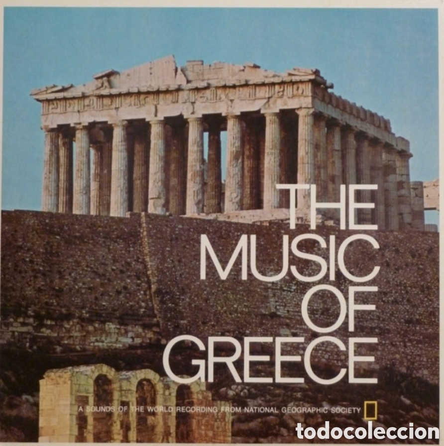 Vinyl-Schallplatten: LP COMPILATION - The Music Of Greece - National Geographic 1968 - Edicion EEUU - BOOKLET (NM/NM)