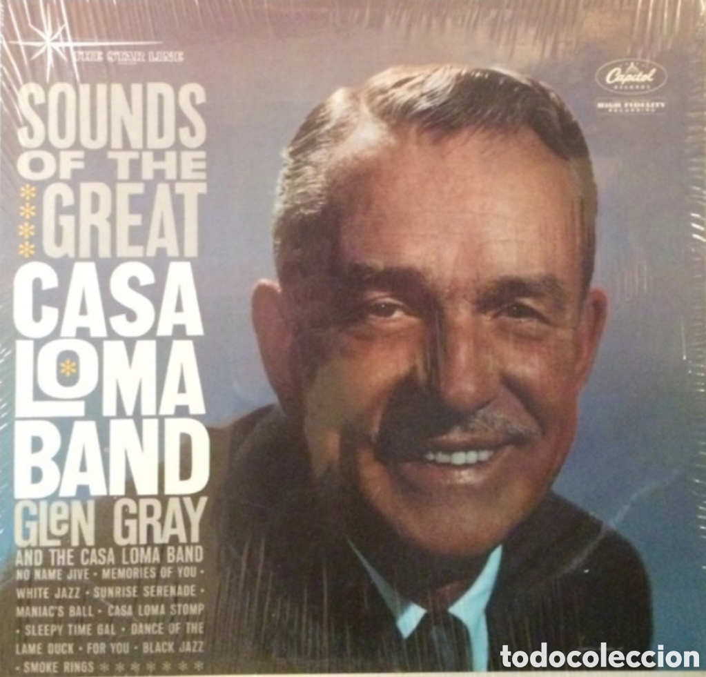 Discos de vinilo: LP GLEN GRAY & THE CASA LOMA BAND - Sounds of the Great - Capitol - Edicion EEUU (VG+/EX)