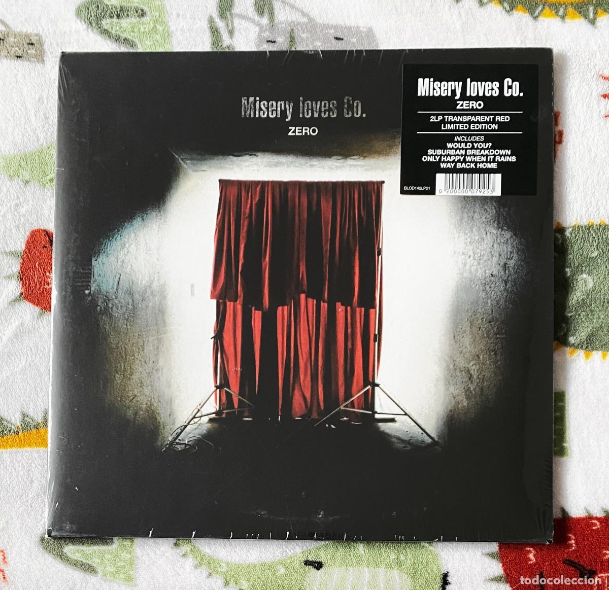 Discos de vinilo: Misery Loves Co. - Zero doble lp gatefold precintado vinilos rojo transparente - metal industrial
