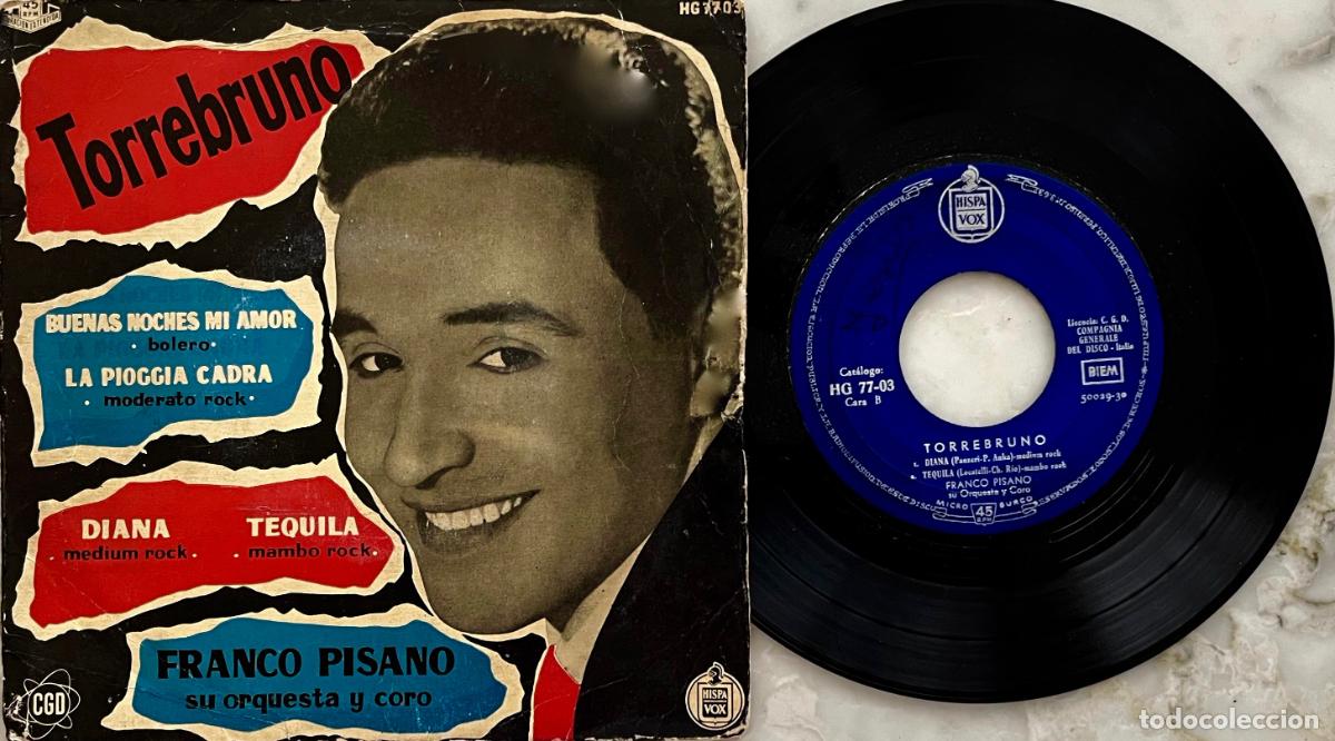 Discos de vinilo: TORREBRUNO. BUENAS NOCHES MI AMOR + 3 TEMAS. EP ORIGINAL ESPA&Ntilde;A 1959