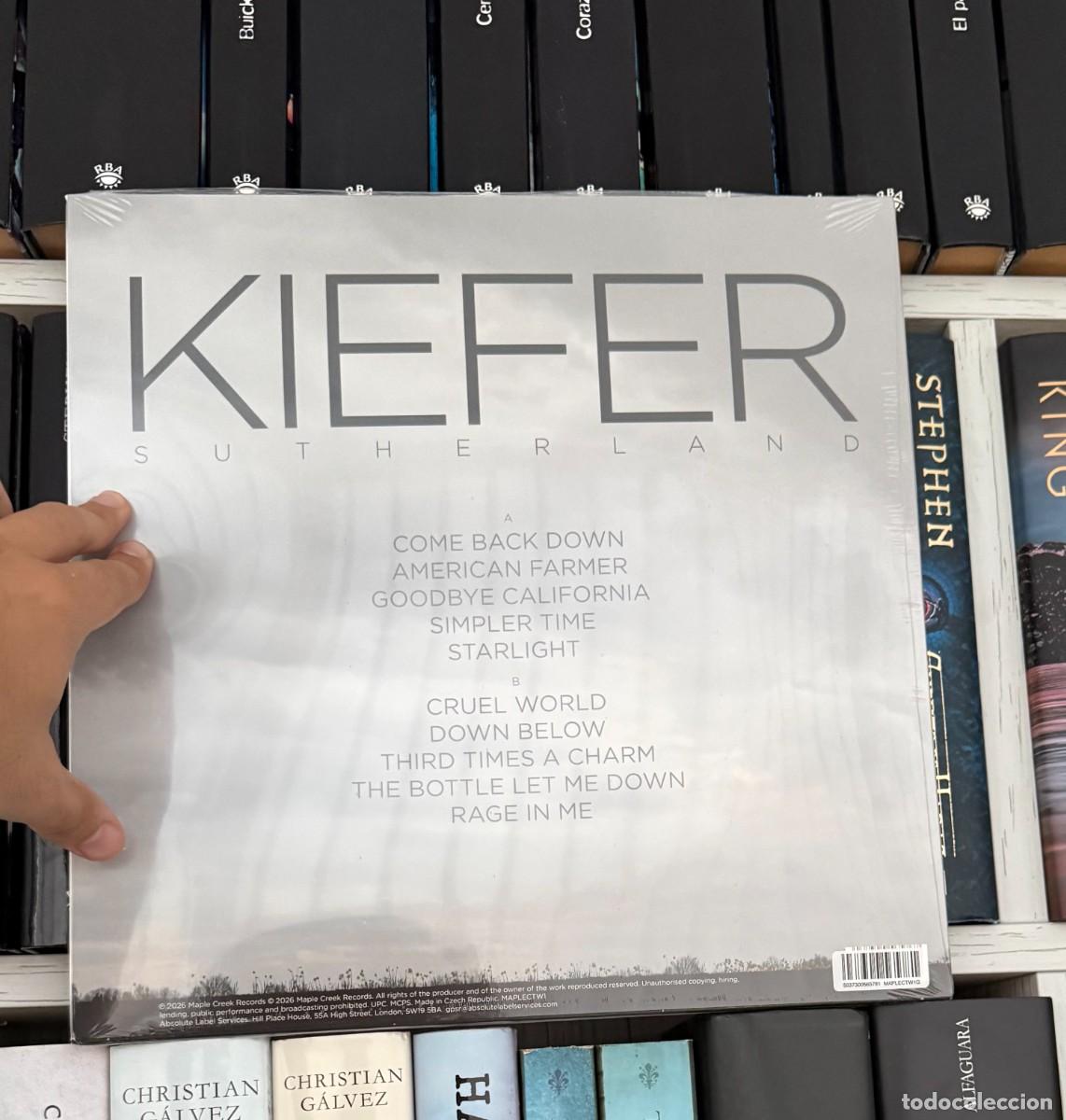 Discos de vinilo: Vinilo LP sin abrir - Kiefer Sutherland - Grey - Foto 2