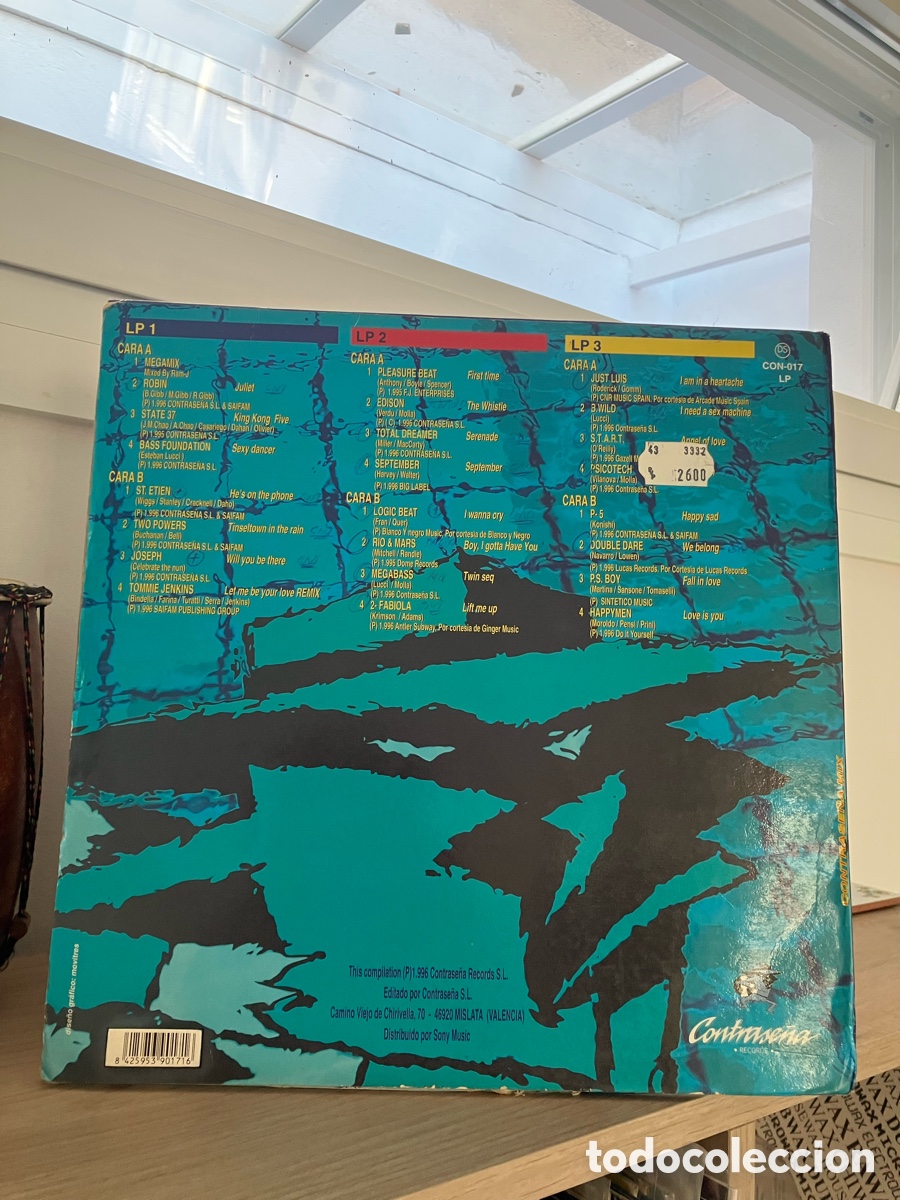 Discos de vinilo: Contrase&ntilde;a Mix Various - 3xLp - Foto 3