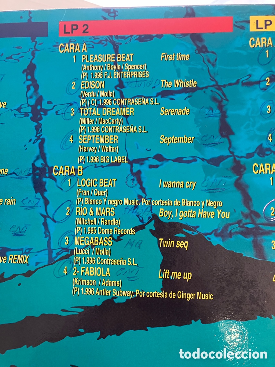Discos de vinilo: Contrase&ntilde;a Mix Various - 3xLp - Foto 4