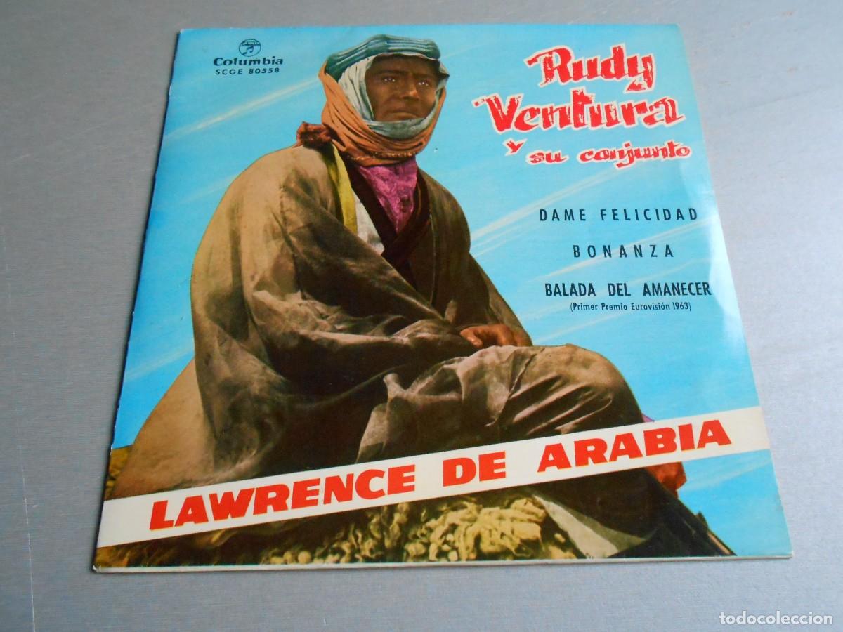 Disques de vinyle: RUDY VENTURA y su Conjunto, EP, DAME FELICIDAD + 3, A&Ntilde;O 1963, COLUMBIA, SCGE 80.558