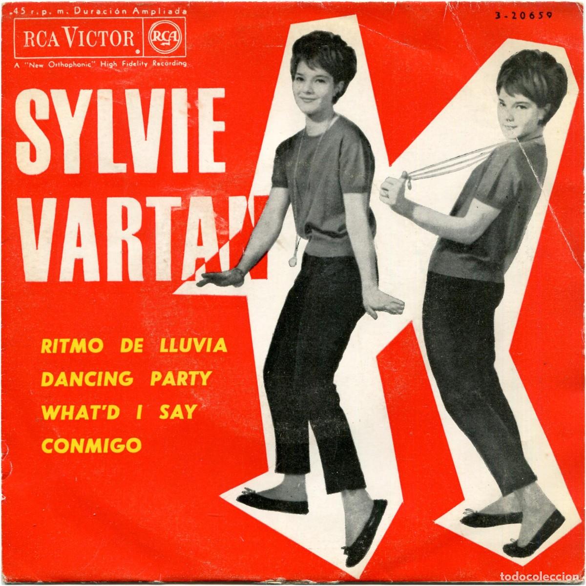 Vinyl records: Sylvie Vartan - Ritmo de lluvia - EP Spain 1963 - RCA Victor 3-20659 - EX/VG