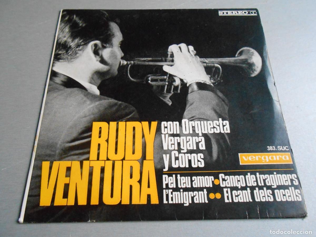 Dischi in vinile: RUDY VENTURA con Orquesta Vergara y Coros, EP, PEL TEU AMOR + 3, A&Ntilde;O 1965, VERGARA 383 SUC