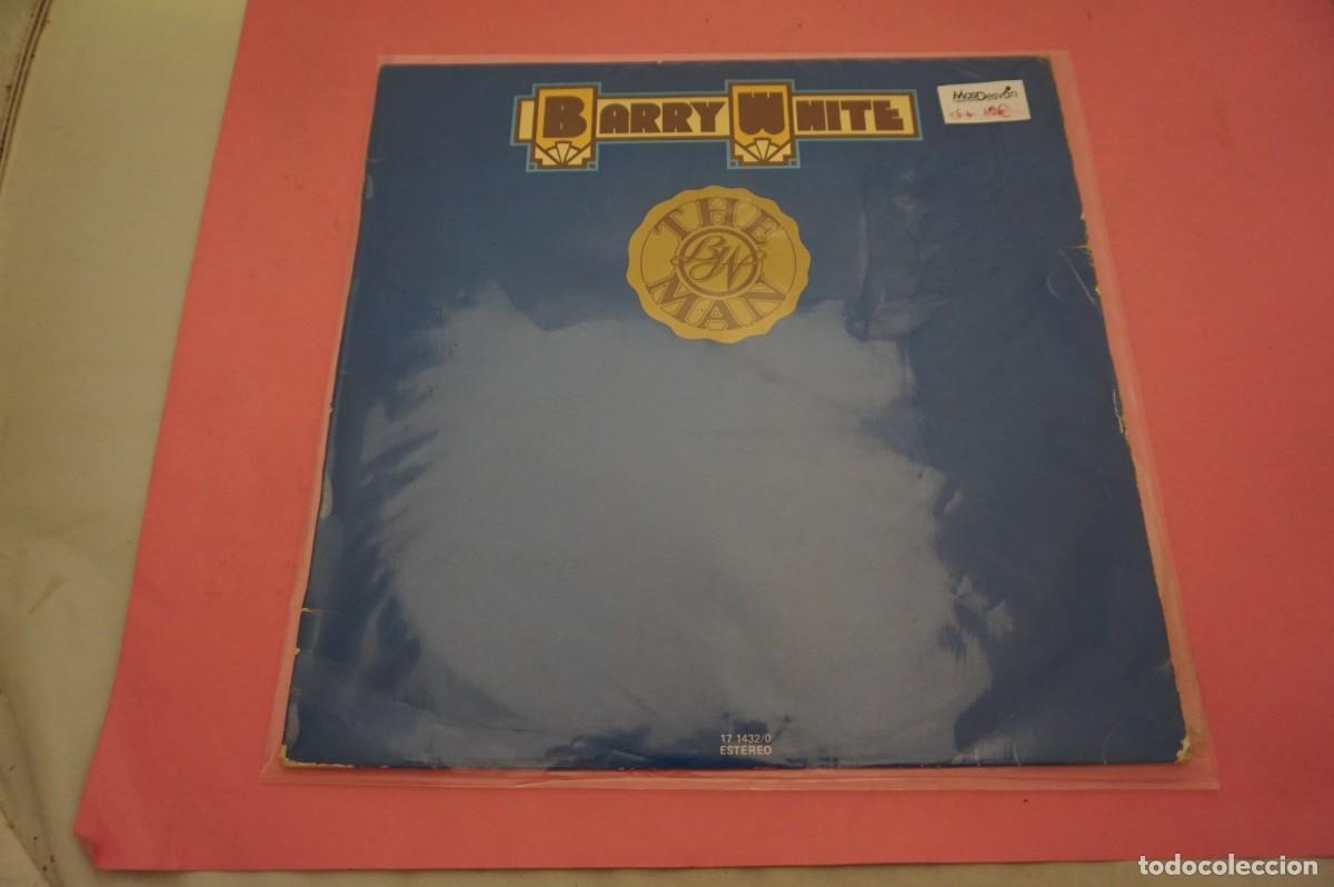 Discos de vinil: LP/ BARRY WHITE - THE MAN - EL HOMBRE - EL VINILO ESTA EN BUEN ESTADO