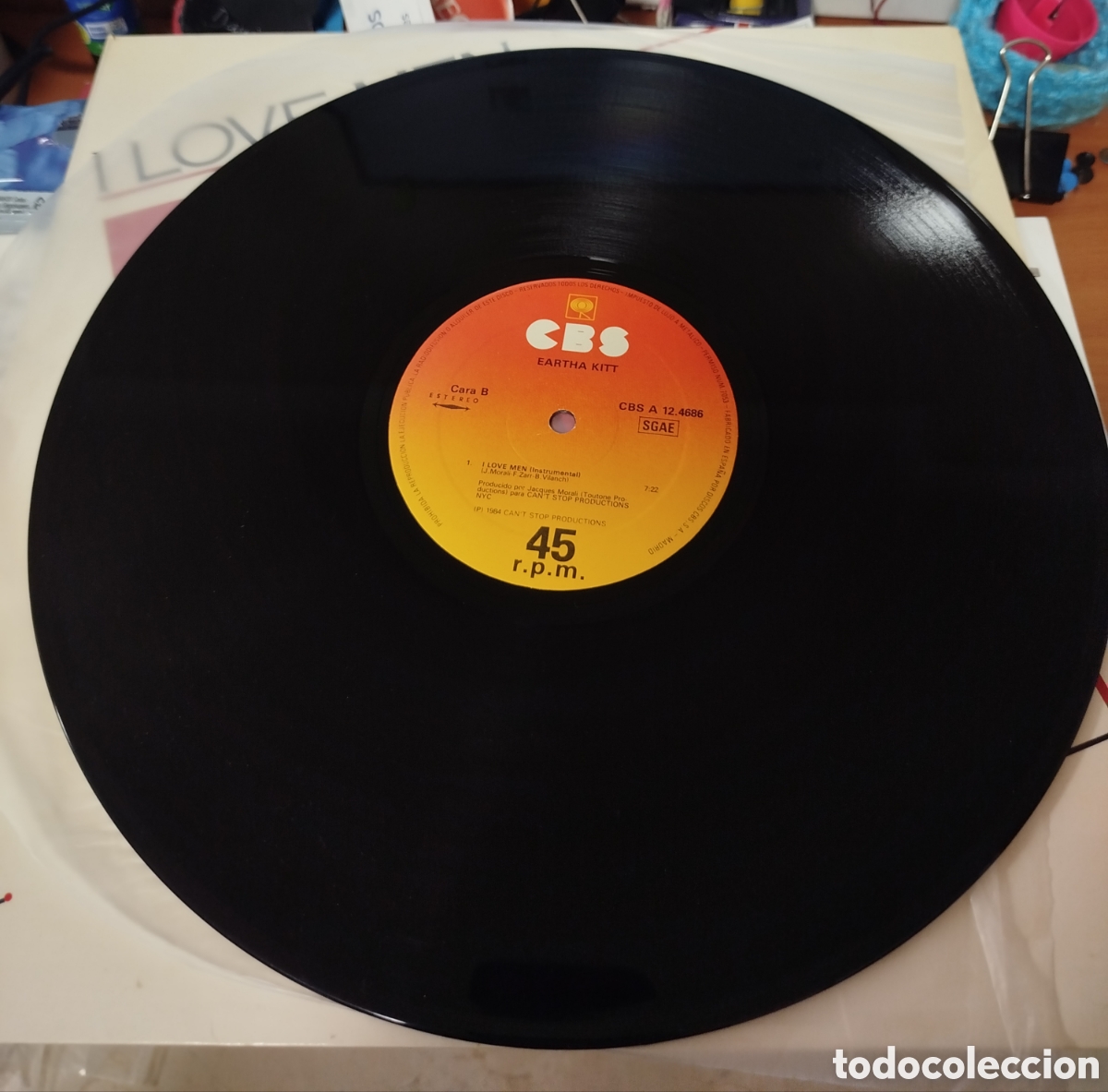 Discos de vinilo: Eartha Kitt - I Love Men - Foto 2