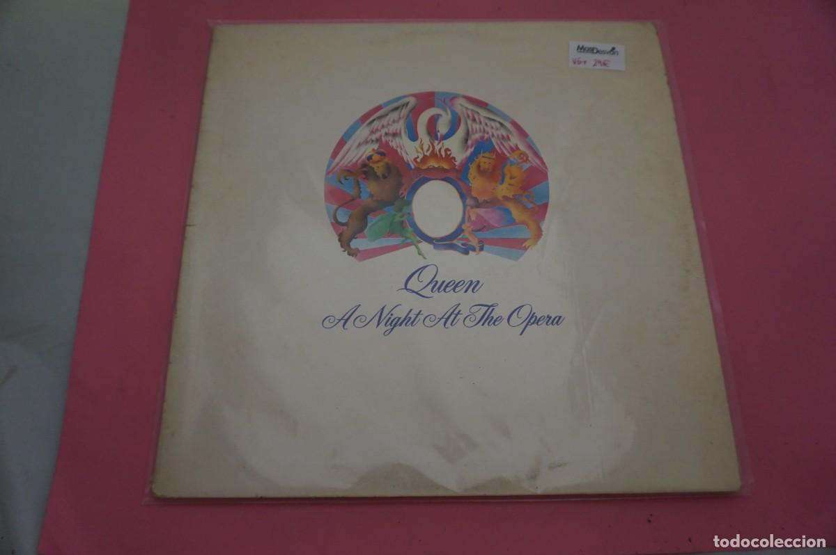 Disques de vinyle: LP/ QUEEN A NIGHT AT THE OPERA - EL VINILO ESTA EN BUEN ESTADO