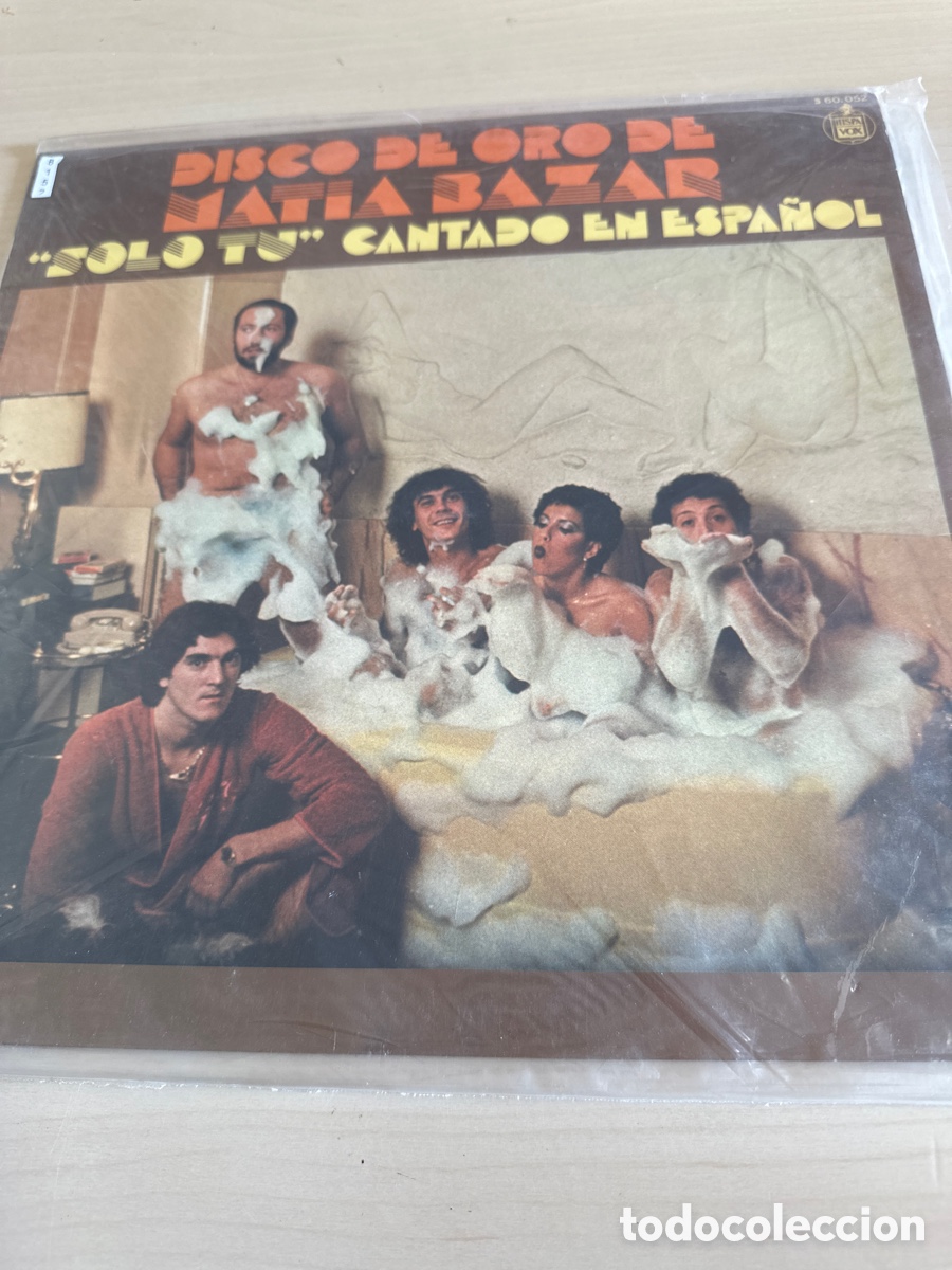 Discos de vinilo: VIN8152 disco de oro de matia bazar solo tu cantado en espa&ntilde;ol vinilo segunda mano