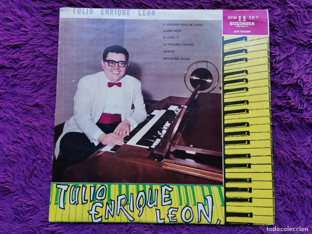 Discos de vinilo: Tulio Enrique Leon &ndash; El &Oacute;rgano Esta De Moda Vinilo LP 1963 Venezuela DCM-307