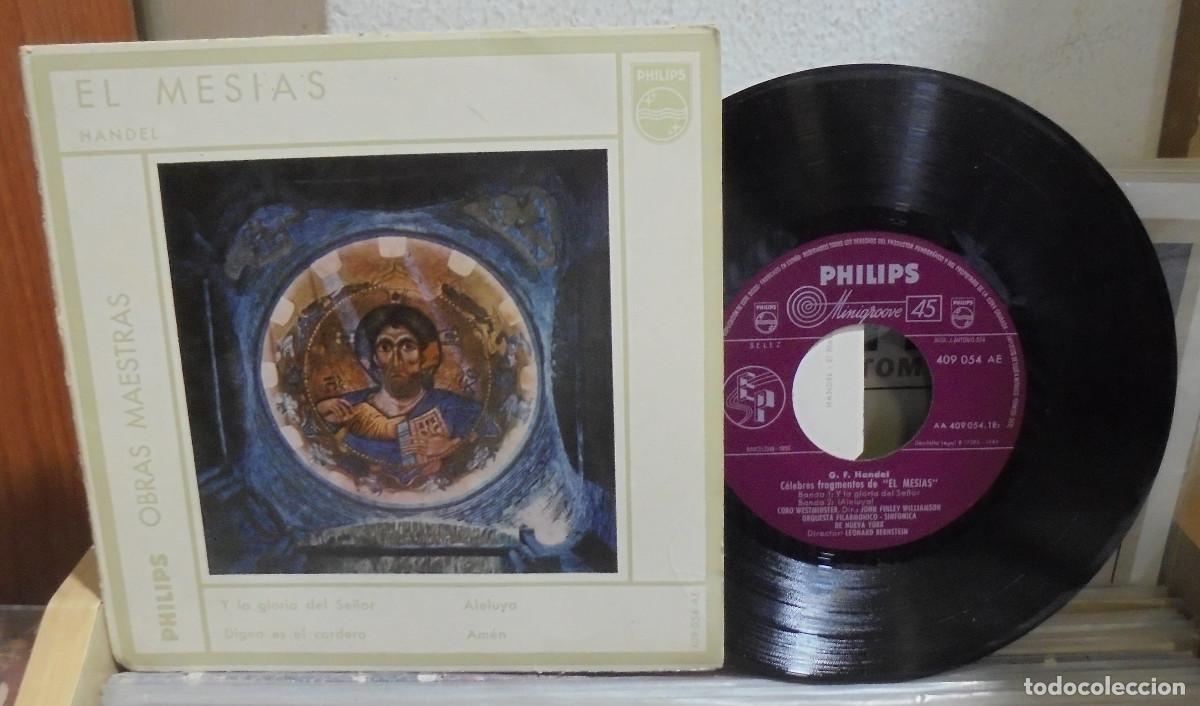 Discos de vinilo: Handel. El Mesias. Philips 1958 -- EP - Foto 1