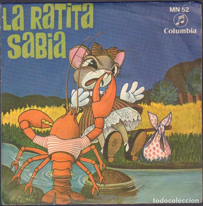 Dischi in vinile: LA RATITA SABIA - CUENTO INFANTIL MN 52 / DIRECCION: BOLICHE / SINGLE COLUMBIA 1969 RF-8062