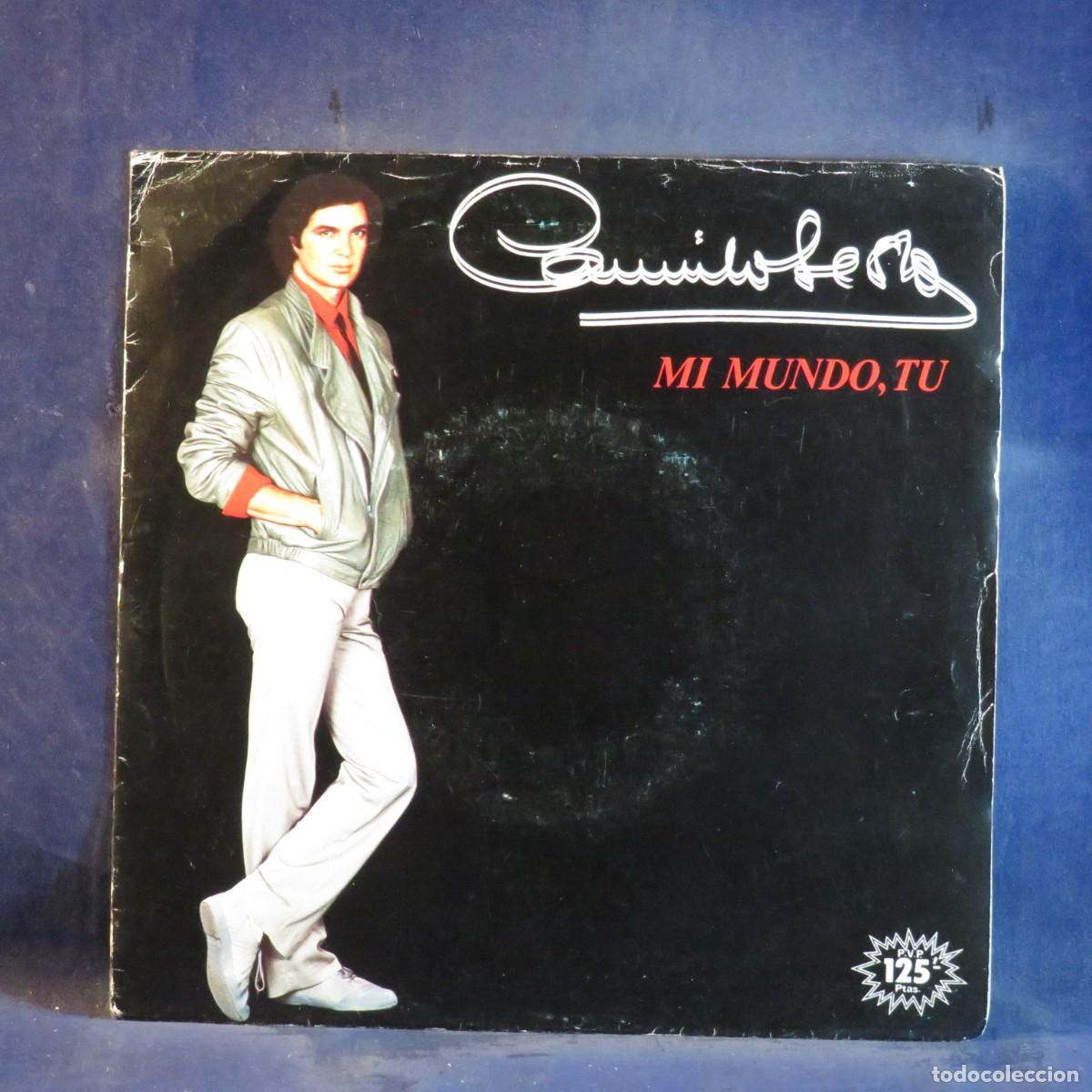 Vinyl records: CAMILO SESTO - MI MUNDO, TU/MIENTRAS ME SIGAS NECESITANDO - SINGLE