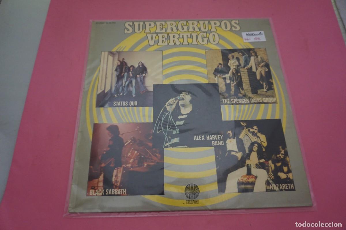 Discos de vinil: LP/ VARIOS ARTISTAS - SUPERGRUPOS VERTIGO - EL VINILO ESTA EN BUEN ESTADO