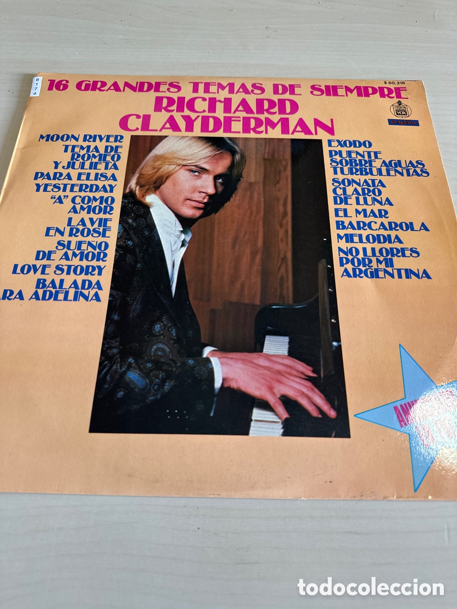 Vinyl-Schallplatten: VIN8174 16 grandes temas de siempre richard clayderman vinilo segunda mano