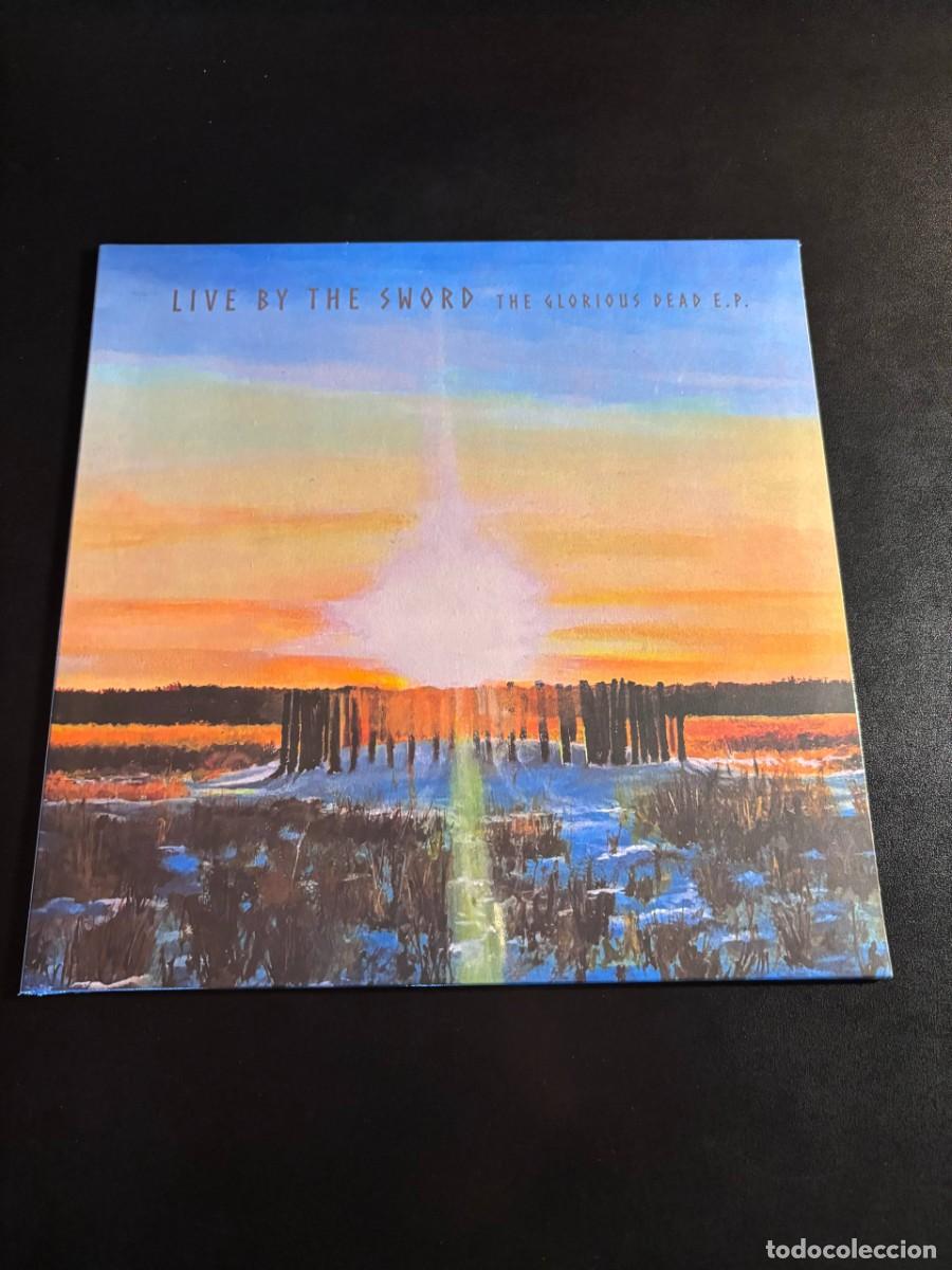 Vinyl-Schallplatten: Live By The Sword The Glorious Dead E.P. Disco de vinilo LP sunset swirl punk oi! LBTS