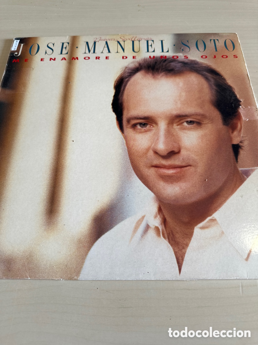 Vinyl-Schallplatten: VIN8178 Jos&eacute; Manuel soto me enamor&eacute; de unos ojos vinilo segunda mano