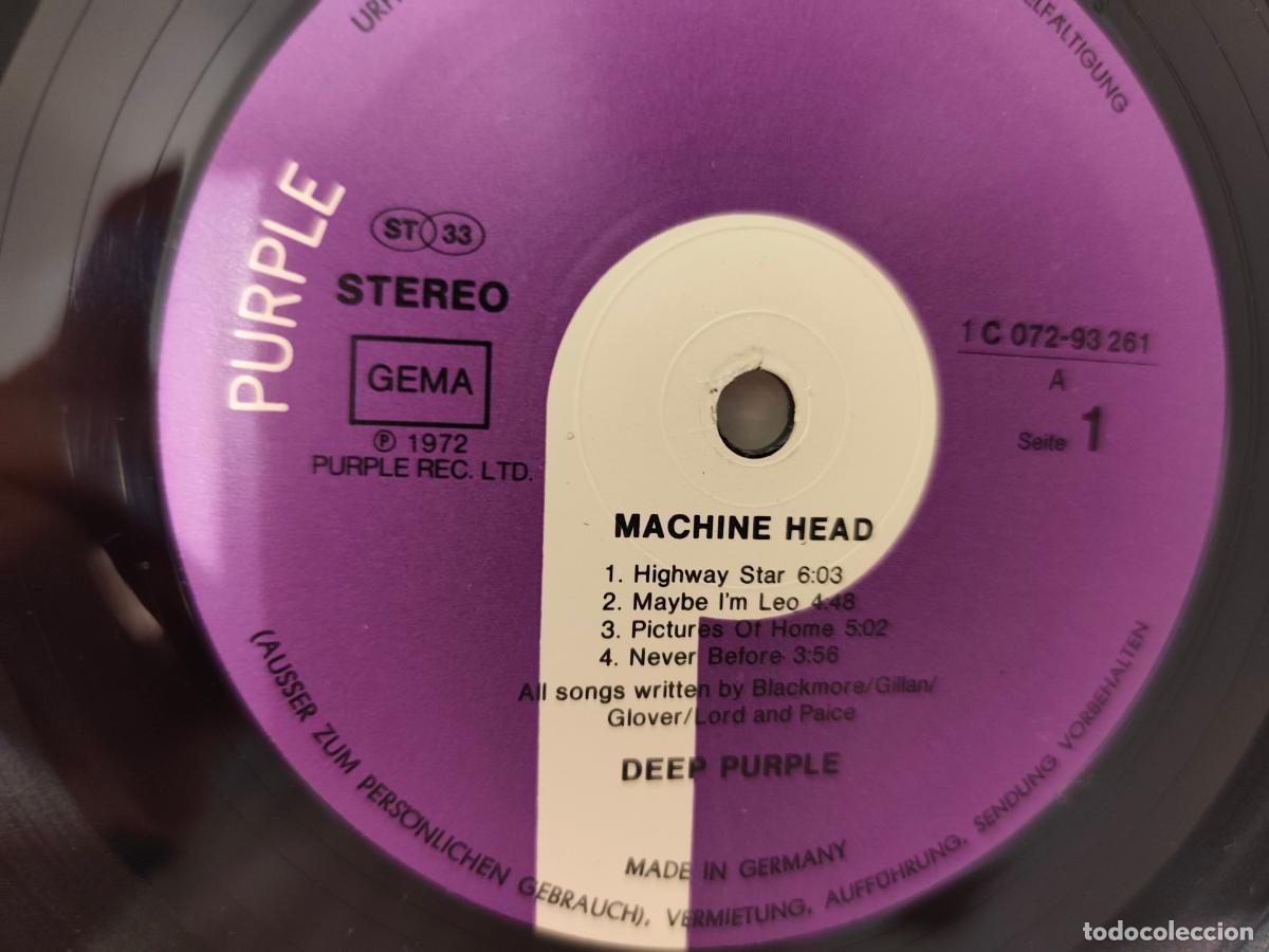 Discos de vinilo: Deep Purple &ndash; Machine Head- LP disco vinilo - Foto 3