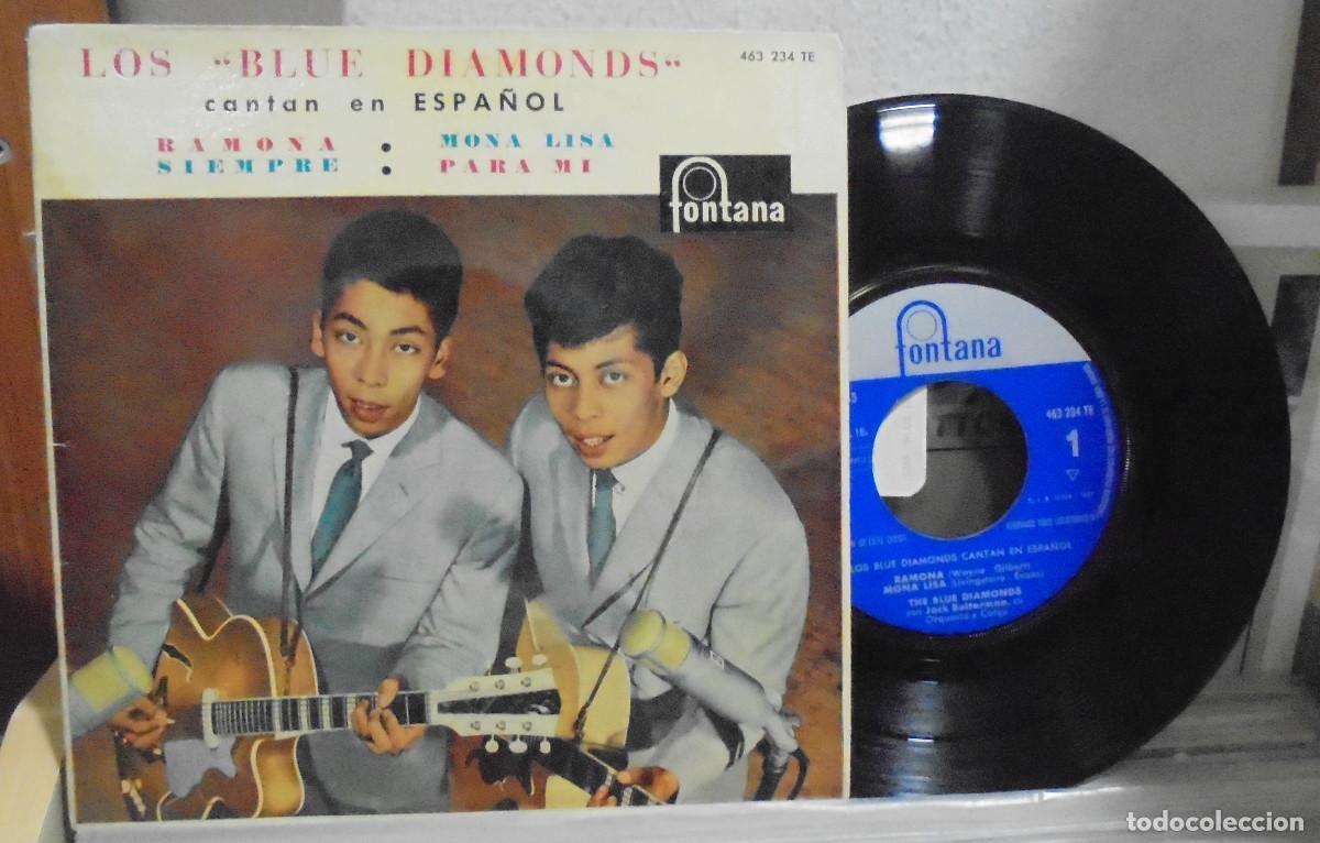 Discos de vinil: Los Blue Diamonds cantan en espa&ntilde;ol. Fontana 1962 -- EP