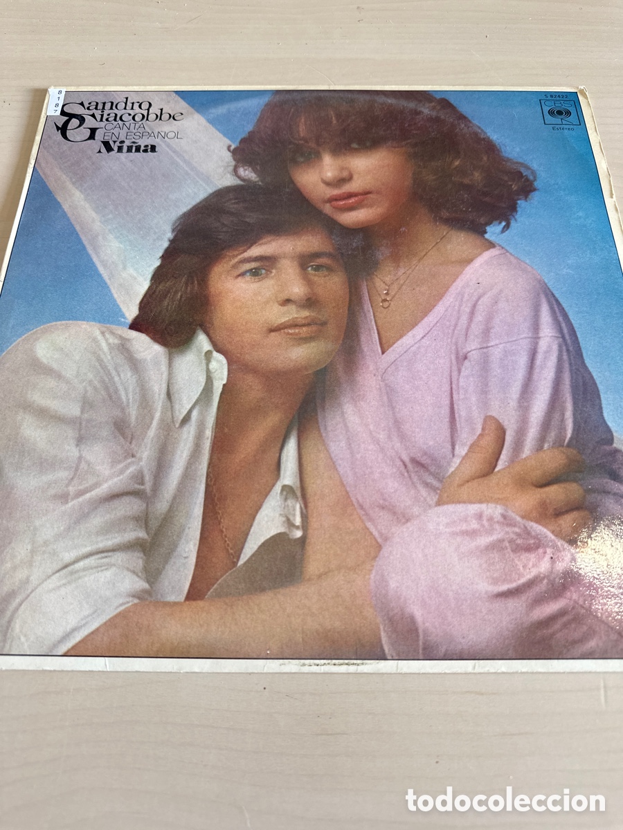 Discos de vinilo: VIN8187 Sandro giacobbe canta en espa&ntilde;ol ni&ntilde;a vinilo segunda mano