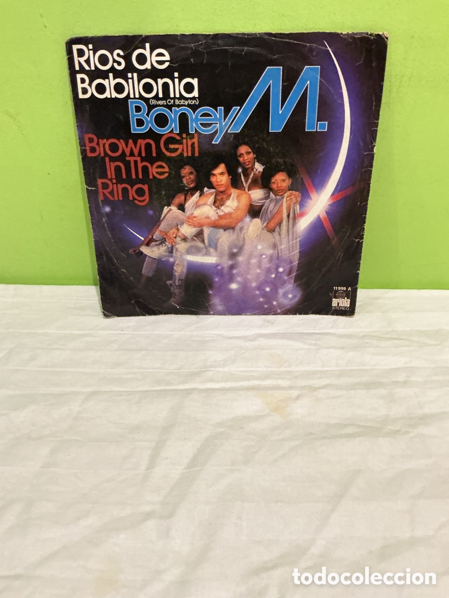 Discos de vinilo: BONEY M. &ndash; R&Iacute;OS DE BABILONIA &ndash; SINGLE 1978