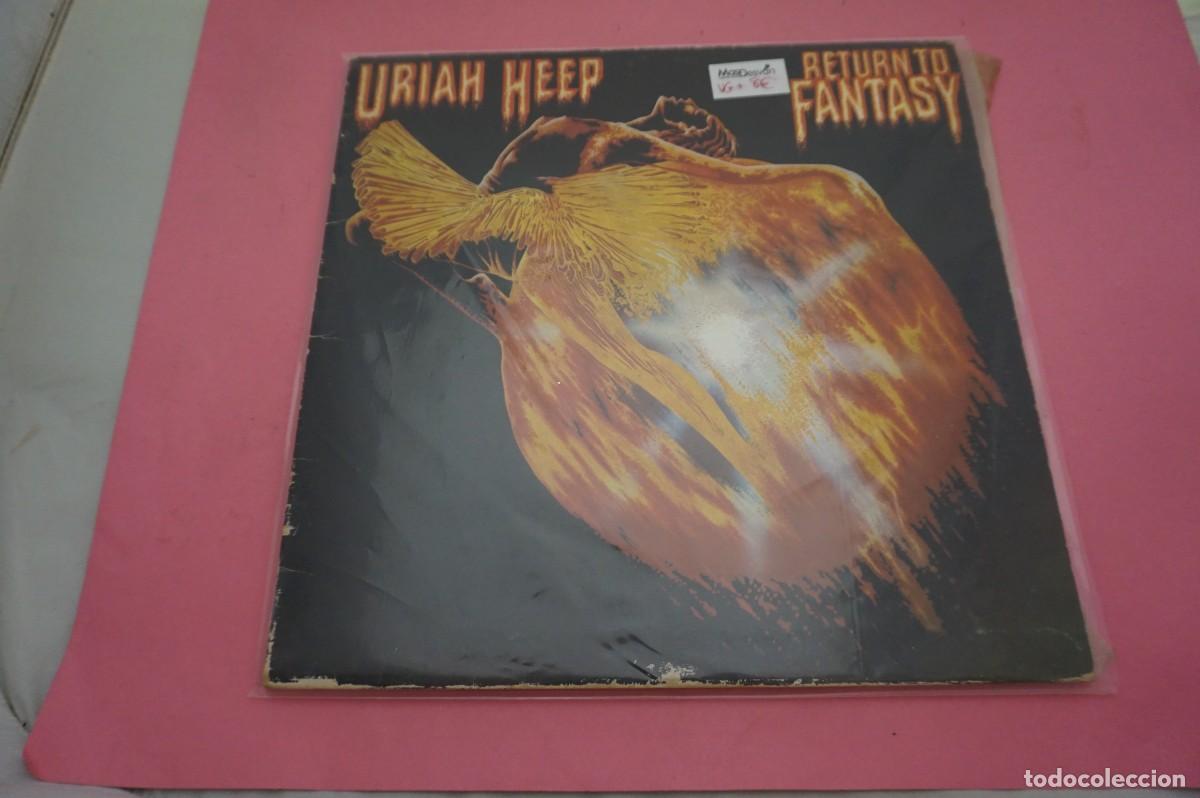 Vinyl records: LP/ URIAH HEEP - RETURN TO FANTASY - EL VINILO ESTA EN BUEN ESTADO