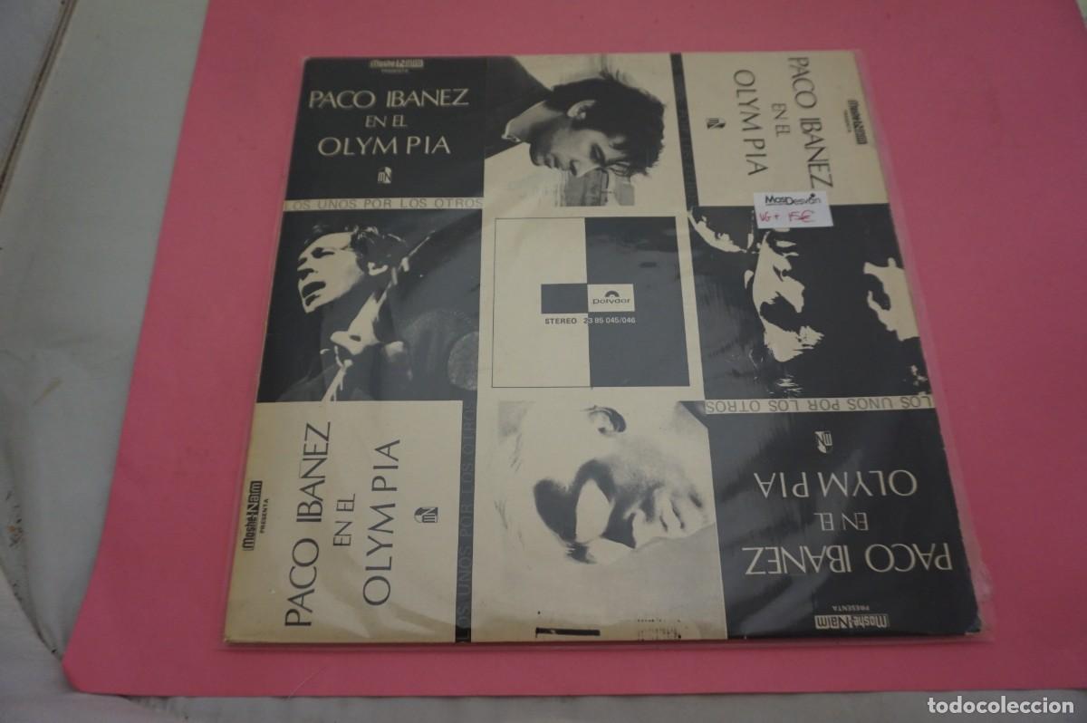 Disques de vinyle: DOBLE LP/ PACO IBA&Ntilde;EZ - EN EL OLYMPIA - EL VINILO ESTA EN BUEN ESTADO