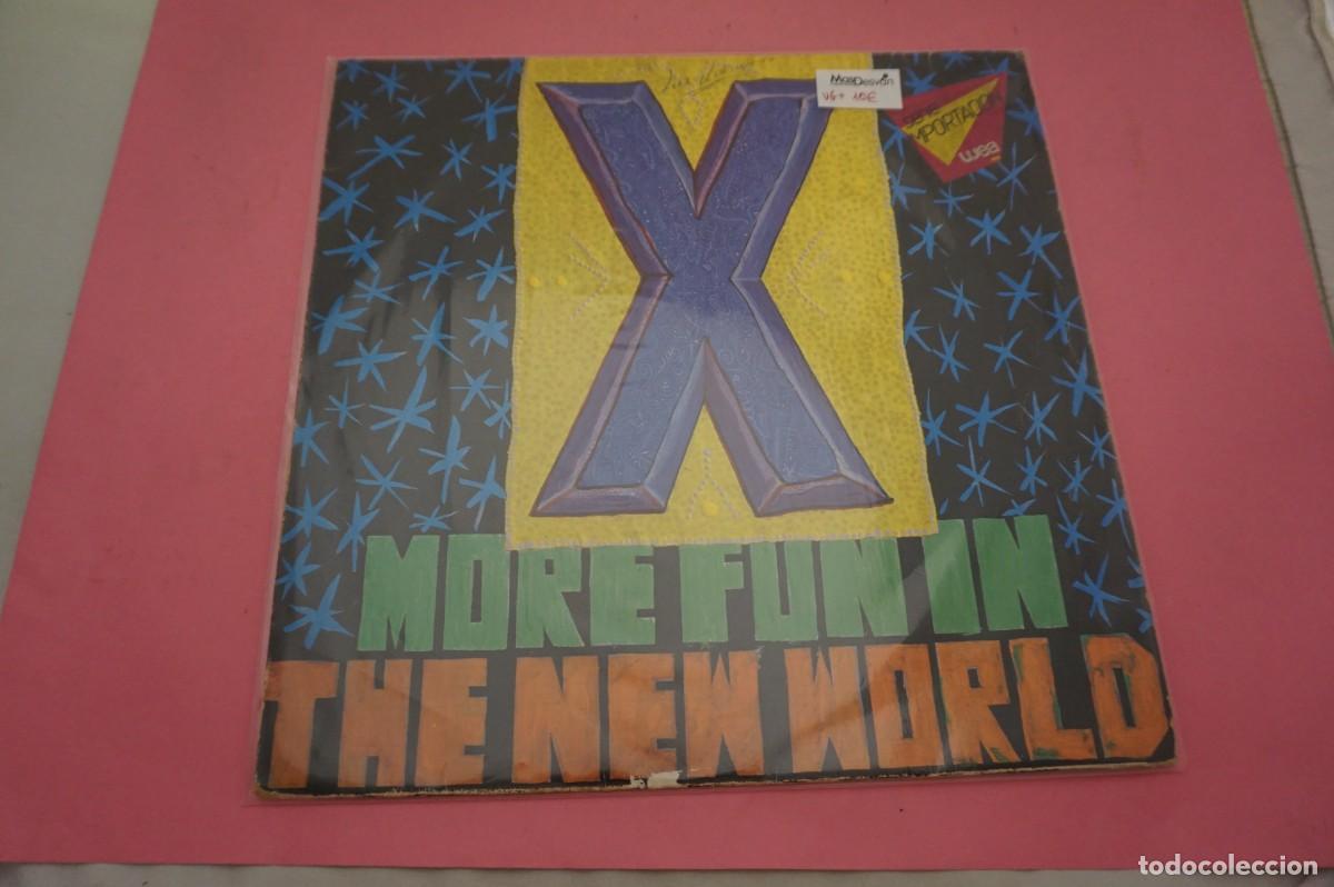 Discos de vinilo: LP/ X - MORE FUN IN THE NEW WORLD- EL VINILO ESTA EN BUEN ESTADO
